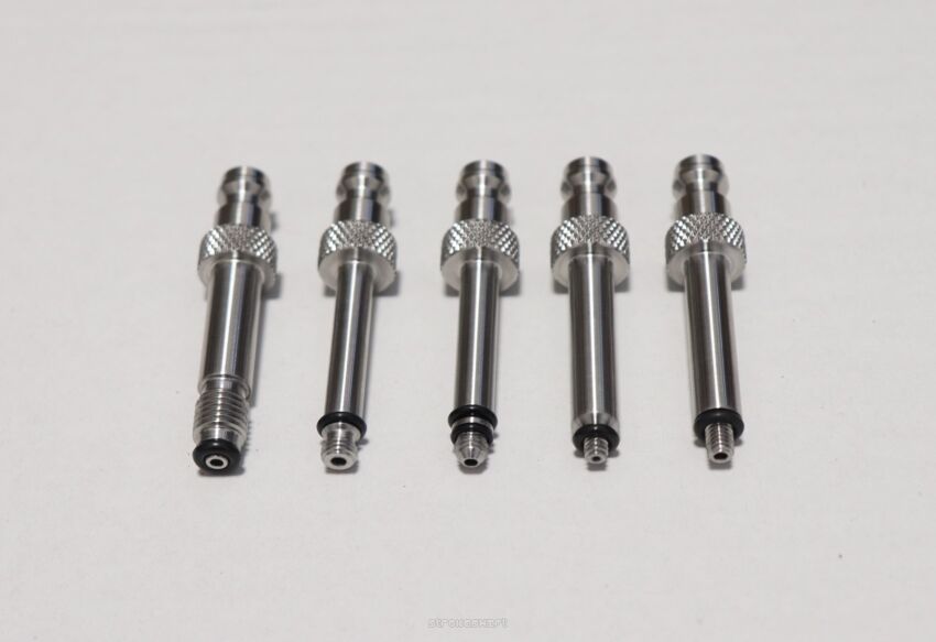 Vacuum bleeding adapters