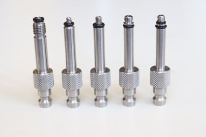 Vacuum bleeding adapters